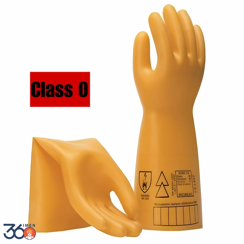 Secura-Glove-Class0 دستکش عایق برق سکورا Secura مدل Elsec 5 (Class 0) - Image 1