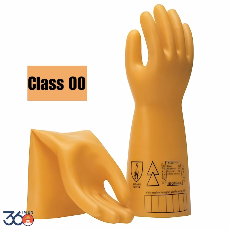 Secura-Glove-Class00 دستکش عایق برق سکورا Secura مدل Elsec 2.5 (Class 00) - Image 1