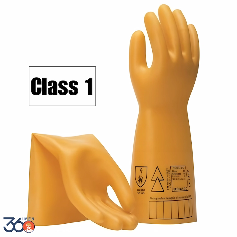 Secura-Glove-Class1 دستکش عایق برق سکورا Secura مدل Elsec 10 (Class 1) - Image 1