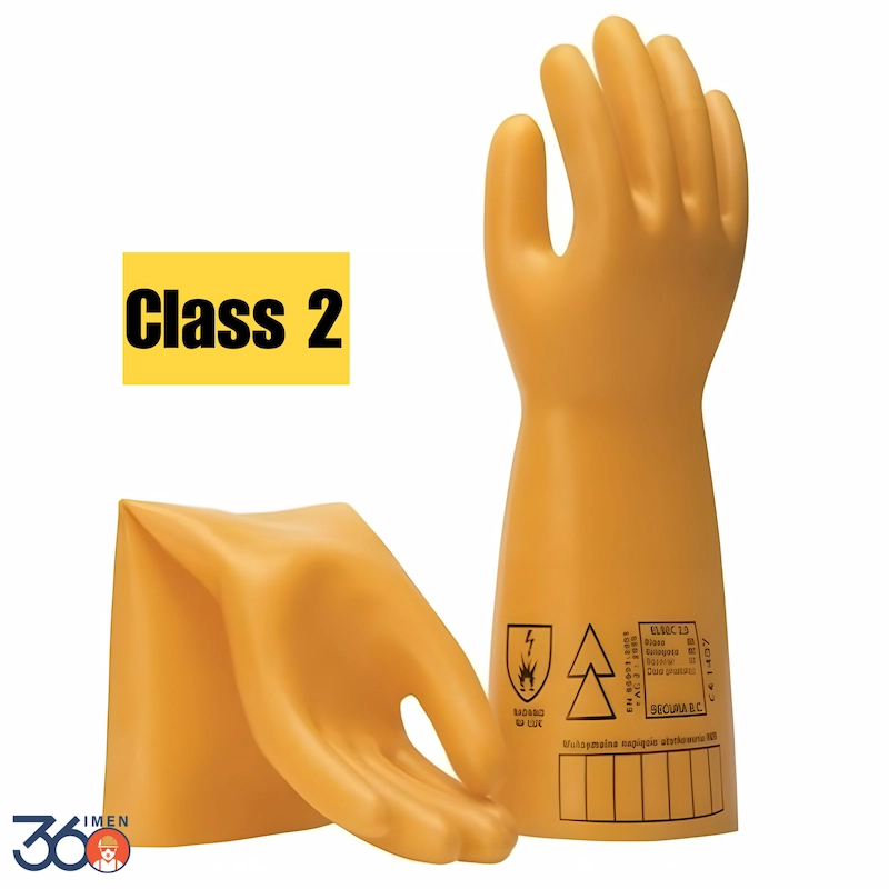 Secura-Glove-Class2 دستکش عایق برق سکورا Secura مدل Elsec 20 (Class 2) - Image 1