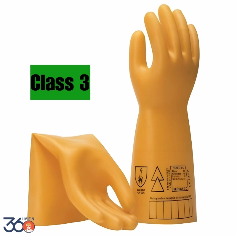 Secura-glove-Class3 دستکش عایق برق سکورا Secura مدل Elsec 30 (Class 3) - Image 1