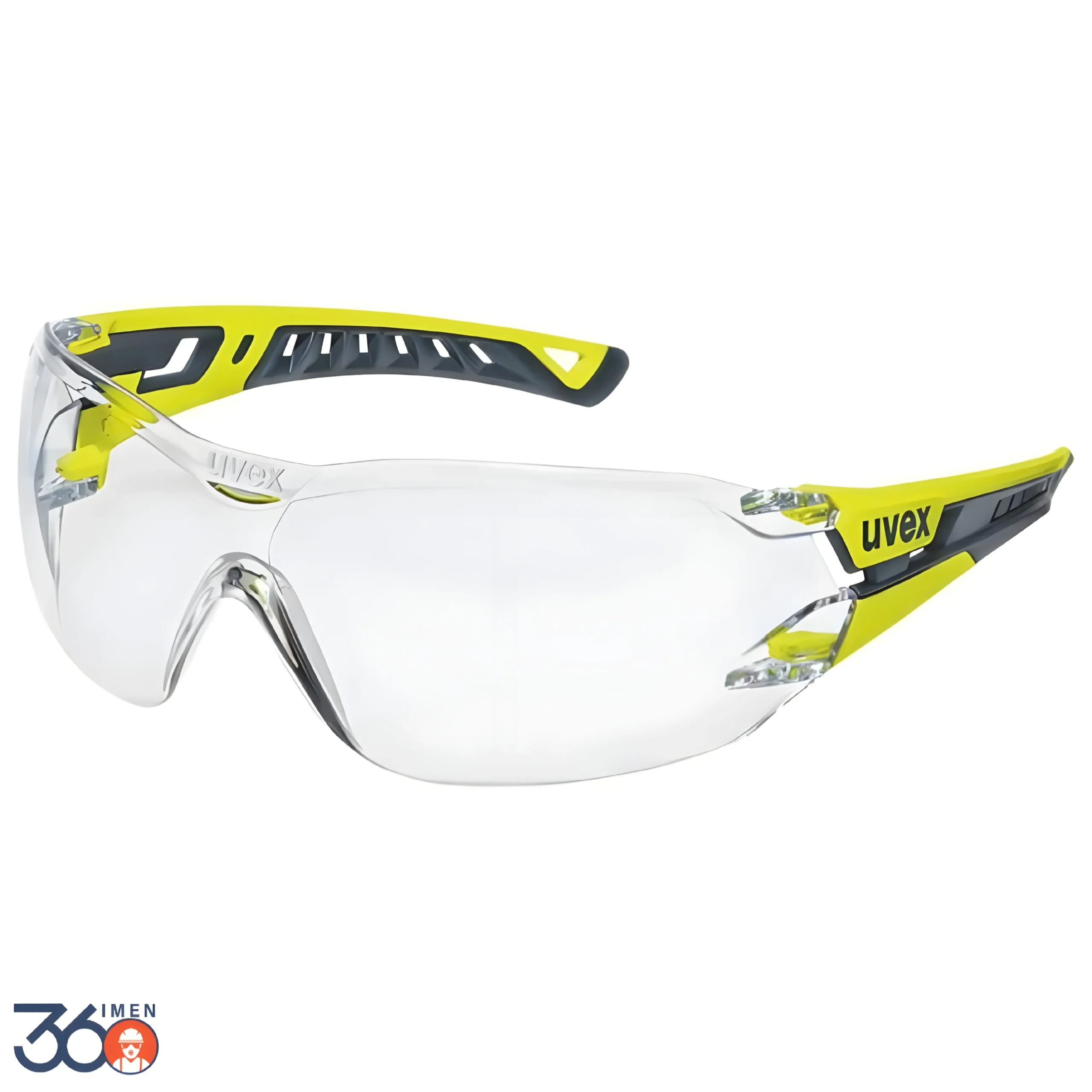 uvex-safety-glass-pheosnxt-clear1 عینک ایمنی شفاف یووکس uvex مدل Pheos nxt (9128376) - Image 1