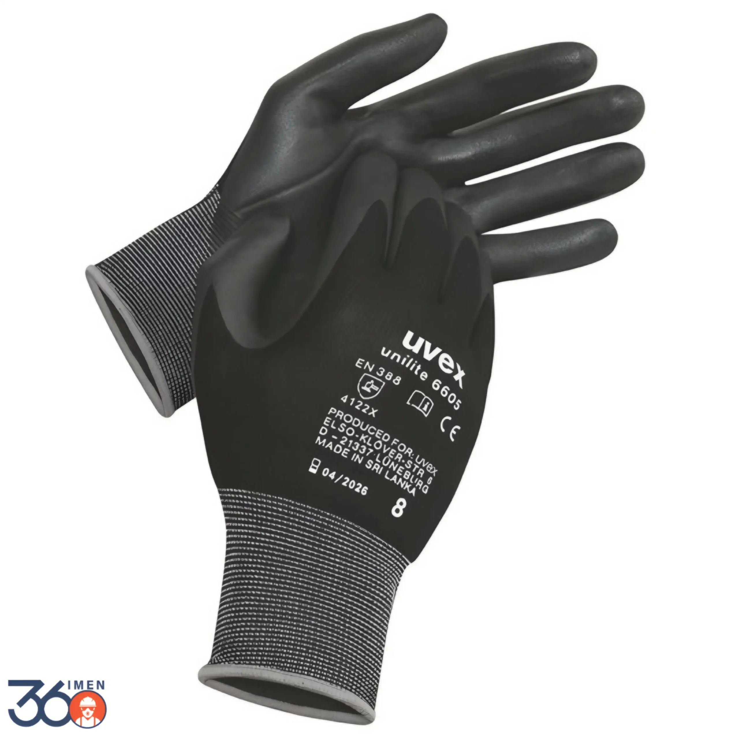uvex-safety-glove-unilite6605 دستکش ایمنی یووکس uvex مدل unilite 6605 - Image 1