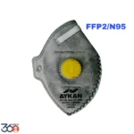 ماسک سوپاپدار آیکان Aykan مدل FFP2/N95