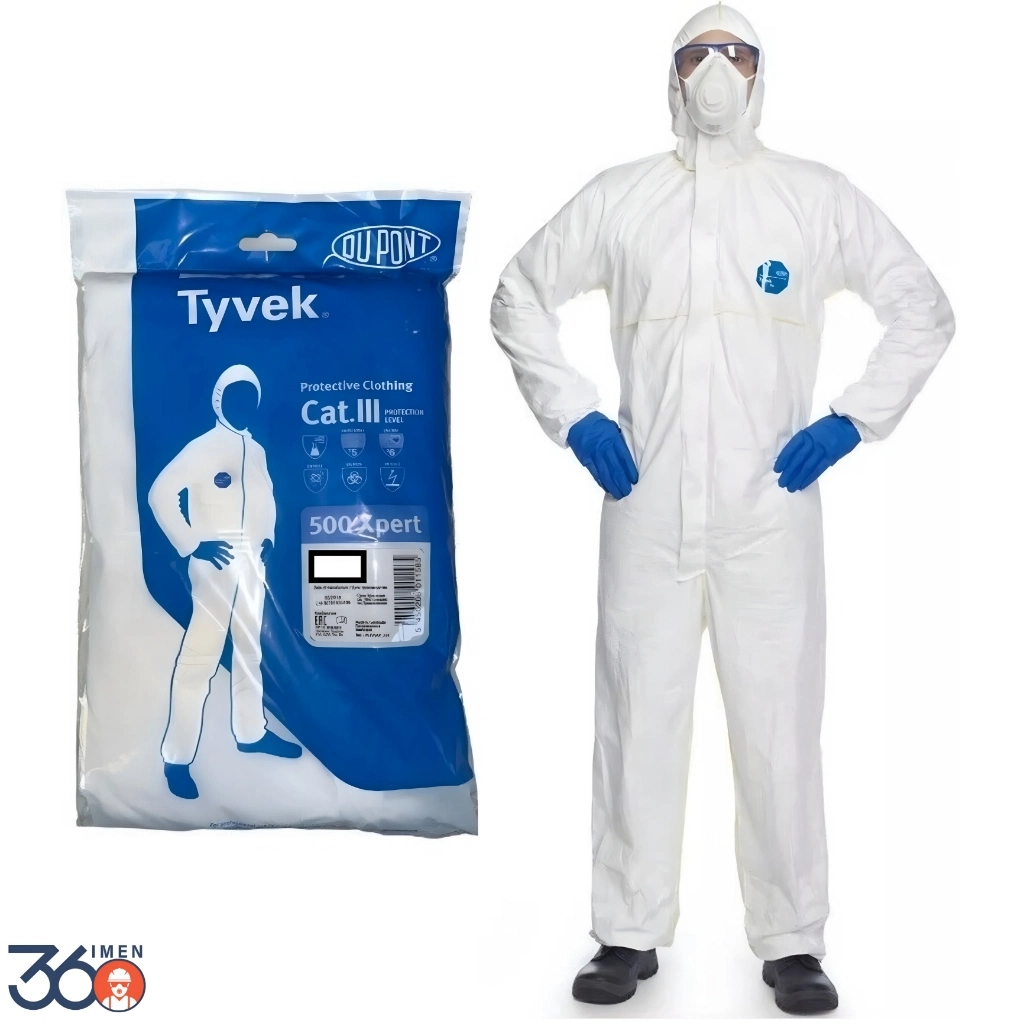 Tyvek-disposable-Clothes لباس یکبار مصرف یکسره Tyvek - Image 1